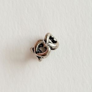 Pandora silver hearts charm